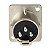 Conector Xlr Painel Cromado Mxt 10 Unidades - Imagem 3