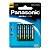 Pilha Comum Aaa Palito Panasonic Sm-4 R03ual/4b400 - Imagem 1