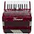Acordeon 48 Baixos 26 Teclas Ta 4803 Vermelho Thommasi - Imagem 3