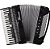 Acordeon 120 Baixos 41 Teclas Ta 12020 Preto Thommasi - Imagem 1