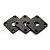 Suporte Jack Conexão Preto (3 Unidades) Spirit PLJC-BK - Imagem 1