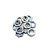 Porca Jacks/Pots M8.0 Niquelada (12 Peças) Spirit M8-POT-NI - Imagem 1