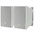 Caixa De Som Ambiente 6" JBL C621B Branca (Par) - Imagem 4