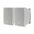 Caixa De Som Ambiente 6" JBL C621B Branca (Par) - Imagem 1