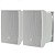 Caixa De Som Ambiente 6" JBL C621B Branca (Par) - Imagem 3