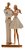 FIGURA DECORATIVA RESINA FAMILIA BRANCO 9x6x20cm - Imagem 2
