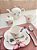 CONJUNTO 6 XICARAS CAFE PORCELANA C/PIRES BORBOLETAS 100ml - Imagem 3