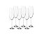 CONJUNTO DE 6 TAÇAS PARA ESPUMANTE FIZZY 220ML - Imagem 2