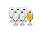 CONJUNTO 6 TAÇAS PARA CERVEJA  EM CRISTAL ECOLOGICO 380 ML - Imagem 1