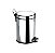 CONJUNTO LIXEIRA INOX COM PEDAL E BALDE 20 LITROS + 5 LITROS - Imagem 3