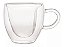 XICARA P/CHA PAREDE DUPLA DE VIDRO BOROSSILICATO RESISTENTE A CALOR HEART 230ml - Imagem 2