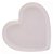 PRATO FORMATO CORAÇÃO DE CERAMICA BRANCO 27,8x26x3,2cm - Imagem 2