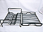 ESCORREDOR DOBRAVEL COMPACTO PARA 16 PRATOS PRETO FOSCO DULER - Imagem 1