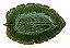 PRATO DECORATIVO DE CERAMICA BANANA LEAF VERDE 23x16x4,5cm - Imagem 2