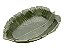 PRATO DECORATIVO DE CERAMICA BANANA LEAF VERDE 23x16x4,5cm - Imagem 1