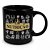 CANECA PROFISSÃO EM CERAMICA PRETA RETA 330 ML REGINA - Imagem 1