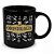 CANECA PROFISSÃO EM CERAMICA PRETA RETA 330 ML REGINA - Imagem 2