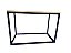 Mesa Decorativa Industrial 80cm X 40cm X 51,5cm - Imagem 1