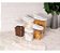 CONJUNTO 5 POTES DE PLASTICO C/TAMPA MY BOX BRANCA LYOR - Imagem 2