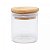 POTE DE VIDRO C/TAMPA DE BAMBU 60ML - Imagem 1