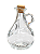 Azeiteiro Garrafa Para Azeite 320ml Vidro Tampa Rolha Lyor - Imagem 1