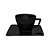 CONJUNTO DE 6 XÍCARAS GRANDES 200 ML COM PIRES QUARTIER BLACK - OXFORD - Imagem 1