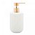 PORTA SABONETE LIQUIDO DE CERAMICA GRANILITE CLEAN BRANCO 430ML - Imagem 4