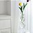 VASO EM VIDRO BOLHAS CLEAR 6X2X22,5CM - LILIAN GIFT DESIGN - Imagem 2