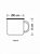 CANECA AGATA EWEL 06 - DECORADA MARMORIZADO (AZUL CLARO) - 160ML - Imagem 2