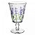 Jogo De Jarra Com 6 Taças De Cristal Lavanda Hand Painting - Imagem 3