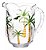 Jarra Lyor Palm Hand Paiting De Cristal 1,3l - Imagem 1