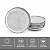 JG 6 Pratos Sobremesa 21,5cm Stoneware Bio Echo Porto Brasil - Imagem 1