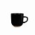 Caneca Cerâmica Preto Linha Orion 450 Ml Wellmix - Imagem 1