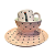 KIT PETIT ROSA CANECA, BOWL E PRATO SOBREMESA - Imagem 1