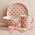 KIT PETIT ROSA CANECA, BOWL E PRATO SOBREMESA - Imagem 3
