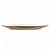 Prato Sobremesa Dubai 21cm Porcelana Branco E Dourado Wolff - Imagem 6