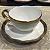 Xicara De Cha De Porcelana Dubai Branco E Dourado 200ml - Imagem 5
