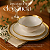 Xicara De Cha De Porcelana Dubai Branco E Dourado 200ml - Imagem 7