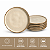 Jogo 6 Pratos Sobremesa 21,5cm Stoneware Bio Raio Porto Brasil - Imagem 1