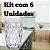 Kit 6 Copos Vidro Bico De Abacaxi Transparente 400ml - Imagem 5