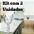 Kit 2 Taças De Agua Vidro Diamond Transparente 325ml - Imagem 5