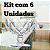 Kit 6 Taças De Sobremesa Vidro Diamond Transparente 300ml - Imagem 5