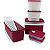 Conjunto Tupperware Linha Freezer Cor Beringela - Imagem 2