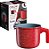 FERVEDOR LEITEIRA CERAMICA COLORSTONE VOLCANO VERMELHO 14cm EURO 1,9L - Imagem 1