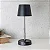 Luminária de Mesa Led 3 tons USB Retrátil Luna Preta Lyor - Imagem 1