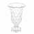 Vaso Com Pé De Vidro Diamond 15 X 14 Cm - Lyor - Imagem 2