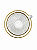 Jogo 4 Xicaras De Café 90ml Com Borda Dourada Abazzia Wellmix - Imagem 2