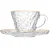 Jogo 4 Xicaras De Café 90ml Com Borda Dourada Abazzia Wellmix - Imagem 3