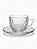 Jogo 4 Xícaras De Café 90ml Vidro Com Pires Martiri Wellmix - Imagem 3