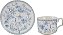 JOGO 4 XICARAS CAFE COM PIRES HORTENSIA 90ml AZUL - Imagem 3
